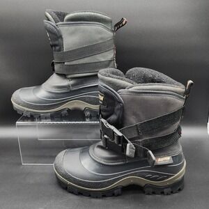 Baffin Mens 9/Womens 11 Black Winter Snow Boots Technology Waterproof Insulated